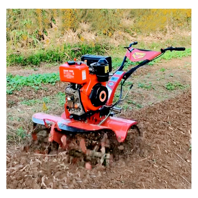 Ancho de trabajo de 45-85 cm Motor de gasolina Mini cultivador Tiller giratorio para una operación fácil