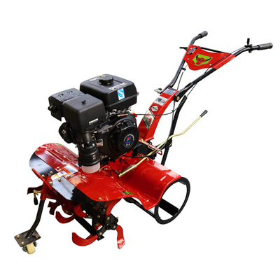 Ancho de trabajo de 45-85 cm Motor de gasolina Mini cultivador Tiller giratorio para una operación fácil