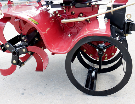 Ancho de trabajo de 45-85 cm Motor de gasolina Mini cultivador Tiller giratorio para una operación fácil