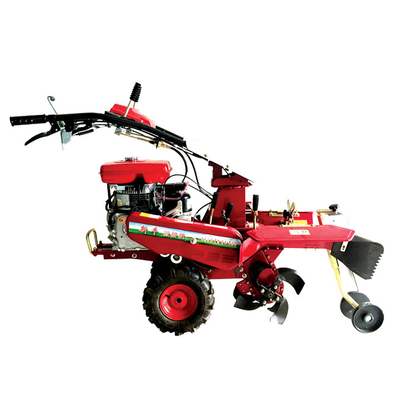 Transmisión de engranajes cultivador de granja motor de gasolina mano empujar mini limpiador para la zanja