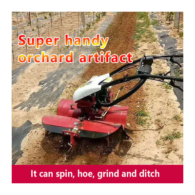 Máquina de tiling de 65 kg último modelo para el cultivo de tierra pequeña a 4 km / h velocidad de trabajo