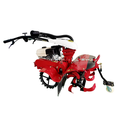 4WD Mini Power Tiller 7hp pequeño cultivador de malezas rotativas para el cultivo preciso