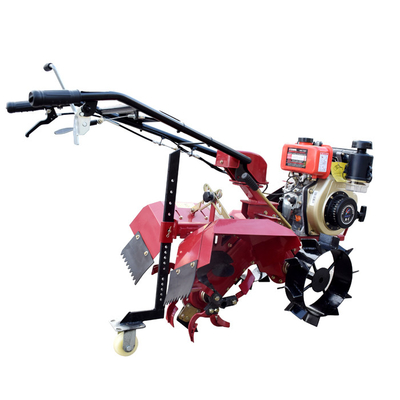 Transmisión de engranajes con tracción a las cuatro ruedas Mini tirador manual Equipo agrícola para casa