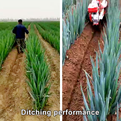 Durabilidad Mini Tiller de zanja de diseño reciente con transmisión de cinturón multipropósito