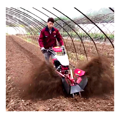 Granja de cultivo de trincheras con ancho de excavación ajustable con motor diesel para agricultura de precisión