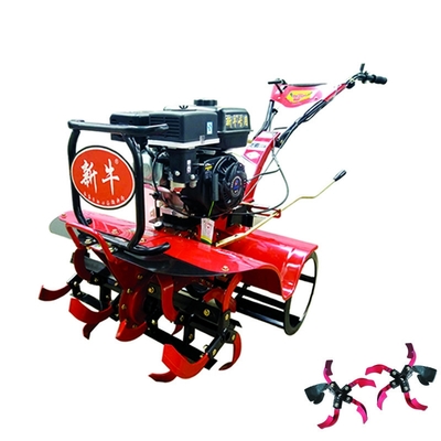 Ancho de trabajo ajustable 45-85cm Mini Tiller con engranaje automático y transmisión de correa