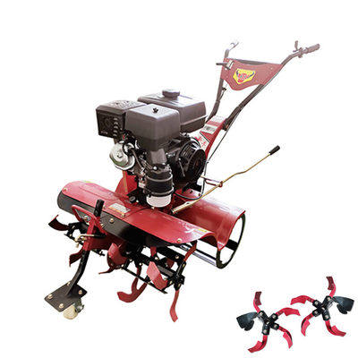 Tiller rotativo de 15-35 cm de ancho de remolque con motor de gasolina y transmisión polivalente