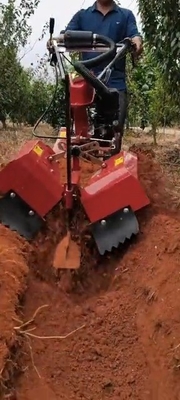 Máquina de limpieza de minicultivadores con transmisión de engranajes y correas de alto nivel de seguridad para la agricultura