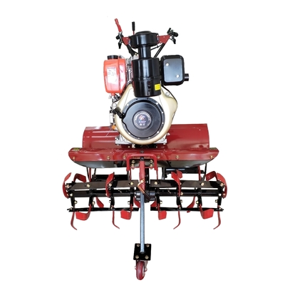 186F Motor diésel con tracción a las cuatro ruedas Mini cultivador para equipos agrícolas