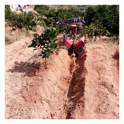 4KM/H Velocidad de trabajo Motor de gasolina Mini Power Tiller Power Weeder Rotavator Cultivator
