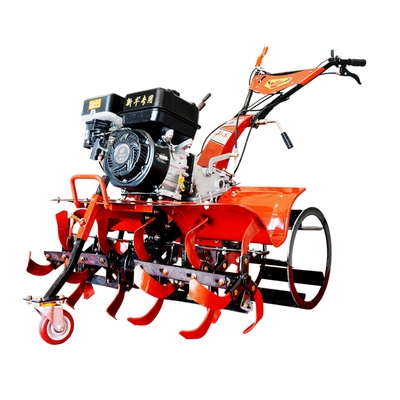 Nuevo diseño 170F Motor de gasolina 4WD Mini Power Tiller Cultivator Compacto para la granja