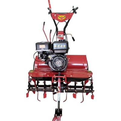 Nuevo diseño 170F Motor de gasolina 4WD Mini Power Tiller Cultivator Compacto para la granja