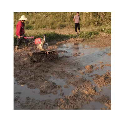 186F Mini Power Tiller con tracción a las cuatro ruedas conectado directamente a la transmisión de todas las marchas