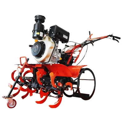 186F Mini Power Tiller con tracción a las cuatro ruedas conectado directamente a la transmisión de todas las marchas
