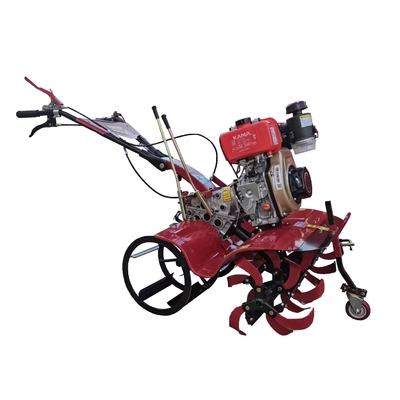 Légero y compacto 173F motor diesel con tracción en las cuatro ruedas cultivador para pequeñas granjas