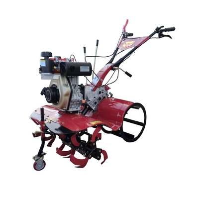 Légero y compacto 173F motor diesel con tracción en las cuatro ruedas cultivador para pequeñas granjas