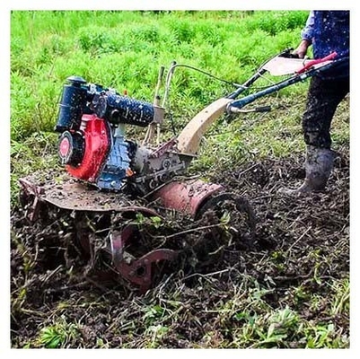 Obtenga más en menos tiempo con nuestro Tiller rotativo 170F/173F 4WD Mini Power Tiller