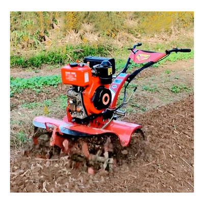 Velocidad de trabajo 4KM/H Inicio manual cultivador manual para trabajo agrícola y jardinero conveniente