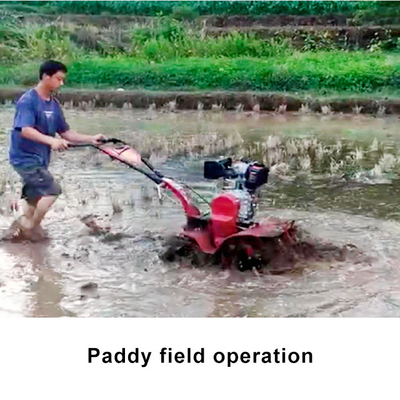 Fácil de operar Motor de gasolina para huertos y huertos Mini Tiller rotativo para el cultivo
