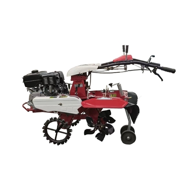 177F Motor de gasolina con tracción a las cuatro ruedas Mini Power Tiller Cultivator para necesidades agrícolas