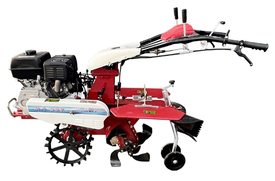177F Motor de gasolina con tracción a las cuatro ruedas Mini Power Tiller Cultivator para necesidades agrícolas