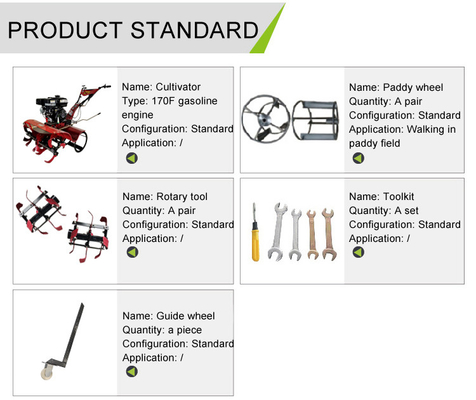 Transmisión de engranajes multifunción 4WD Power Weeder Nivel de seguridad y eficiencia altos