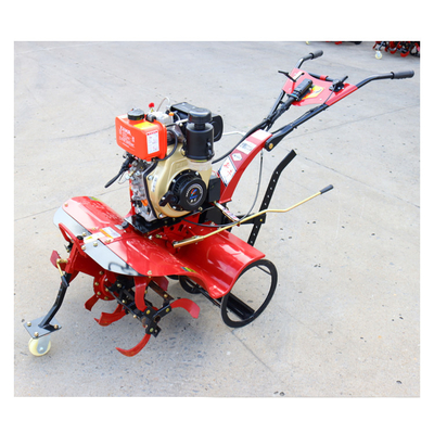 Ancho de trabajo ajustable 45-85cm cultivador de granja Mini Power Tiller con fácil operación