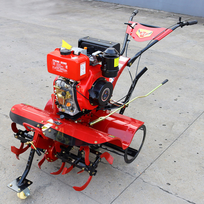 Tiller de jardín mini con motor diesel estable 178F y mantenimiento conveniente