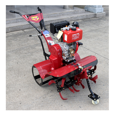 Tiller de jardín mini con motor diesel estable 178F y mantenimiento conveniente