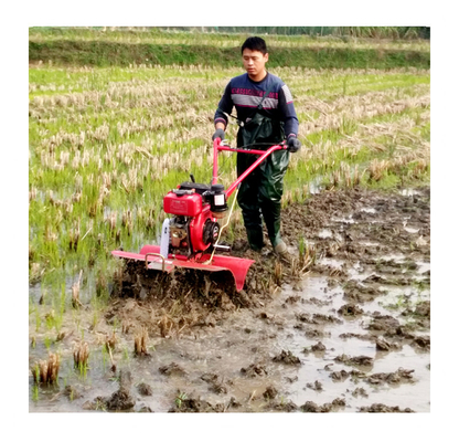 15-35 cm de anchura de cultivo de huerto Motor de gasolina y diesel autopropulsado