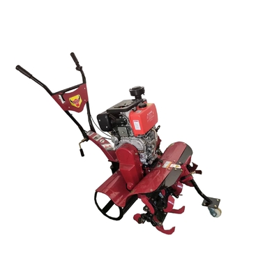 Cultivador de tracción a cuatro ruedas económico y ahorrador de mano de obra para labores agrícolas Profundidad 10-20 cm