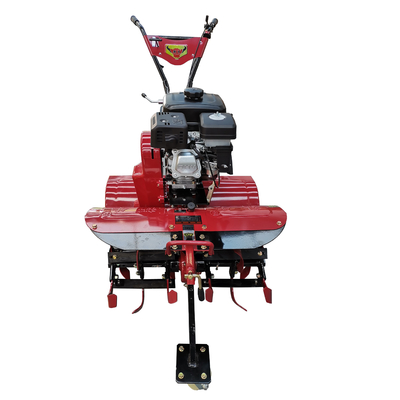 Motor de gasolina con tracción a cuatro ruedas 170F Mini Power Tiller Cultivator para granja y jardín
