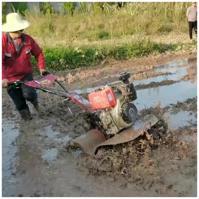 1100*1050*980mm Agricultor de seguridad de granja potente 178F/186F motor diesel Mini Tiller rotativo