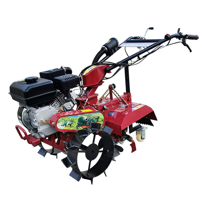 Tiller de micro-potencia de gasolina de huerto para la excavación de más de 10 cm de ancho 145 * 62 * 85 cm de tamaño