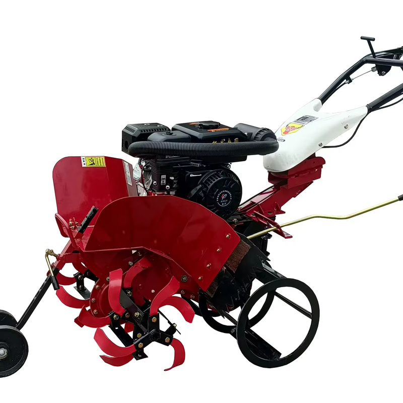 Máquina de gasolina de uso múltiple 177F Mini Power Tiller Cultivator para necesidades agrícolas