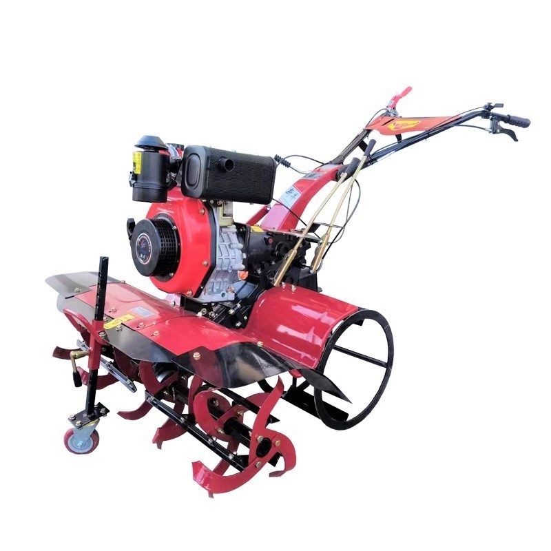 Equipo agrícola esencial 115 KG Mini Power Tiller cultivador con transmisión de todo el equipo