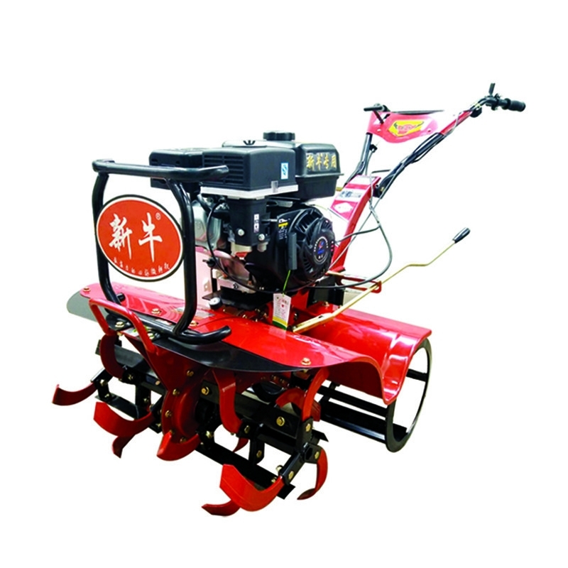 Ancho de trabajo ajustable 45-85cm Mini Tiller con engranaje automático y transmisión de correa