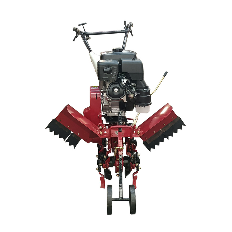 85 KG Económico 170F Motor de gasolina multipropósito con tracción en las cuatro ruedas Mini Power Tiller Cultivator para la granja