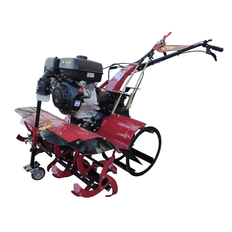 177F Motor de gasolina con transmisión de todos los engranajes con tracción a las cuatro ruedas Mini Power Tiller Cultivator