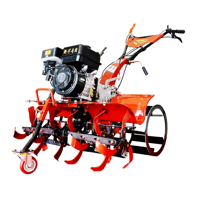 Nuevo diseño 170F Motor de gasolina 4WD Mini Power Tiller Cultivator Compacto para la granja