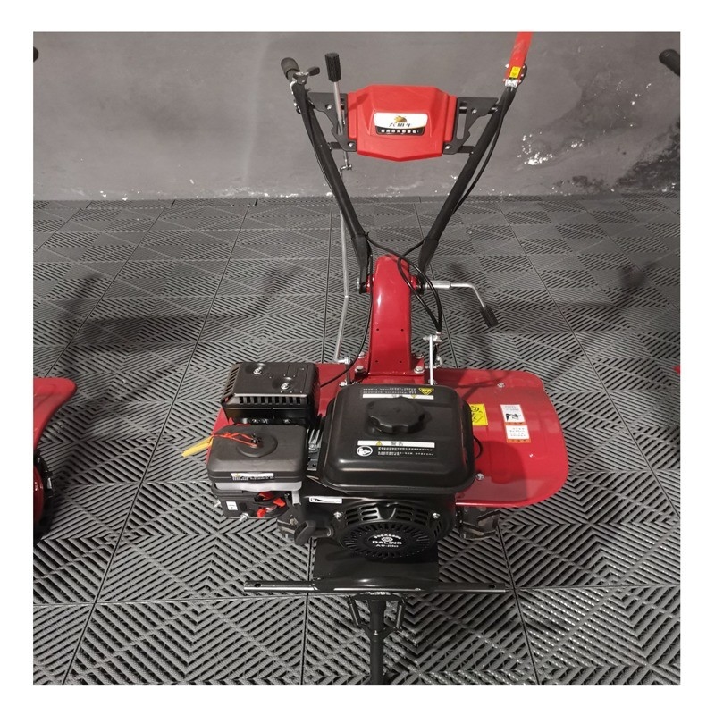 90 KG Equipo de labranza de granjas Gasolina Mini Power Tiller para pequeños cultivadores