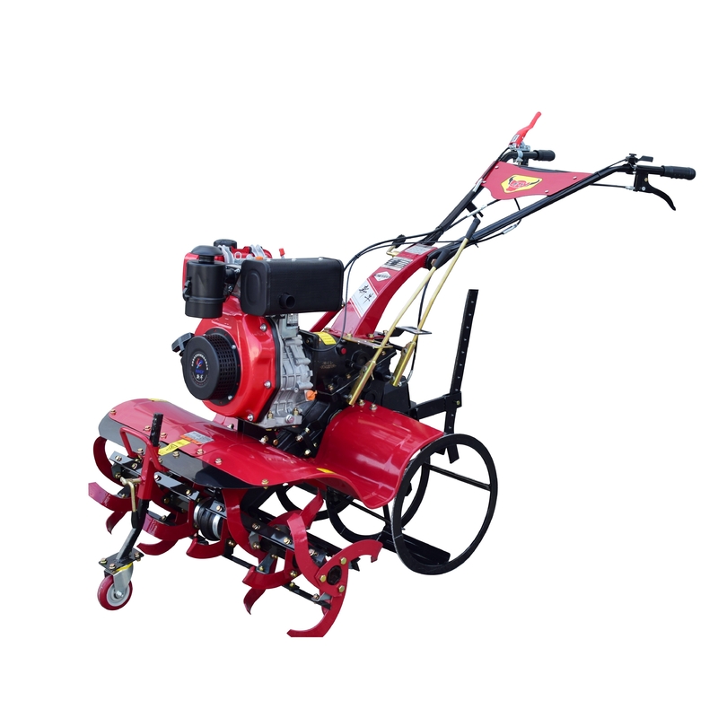 Equipo de maquinaria agrícola Modelo 186F 192F Pequeña motoniveladora eléctrica pesada para tierra dura